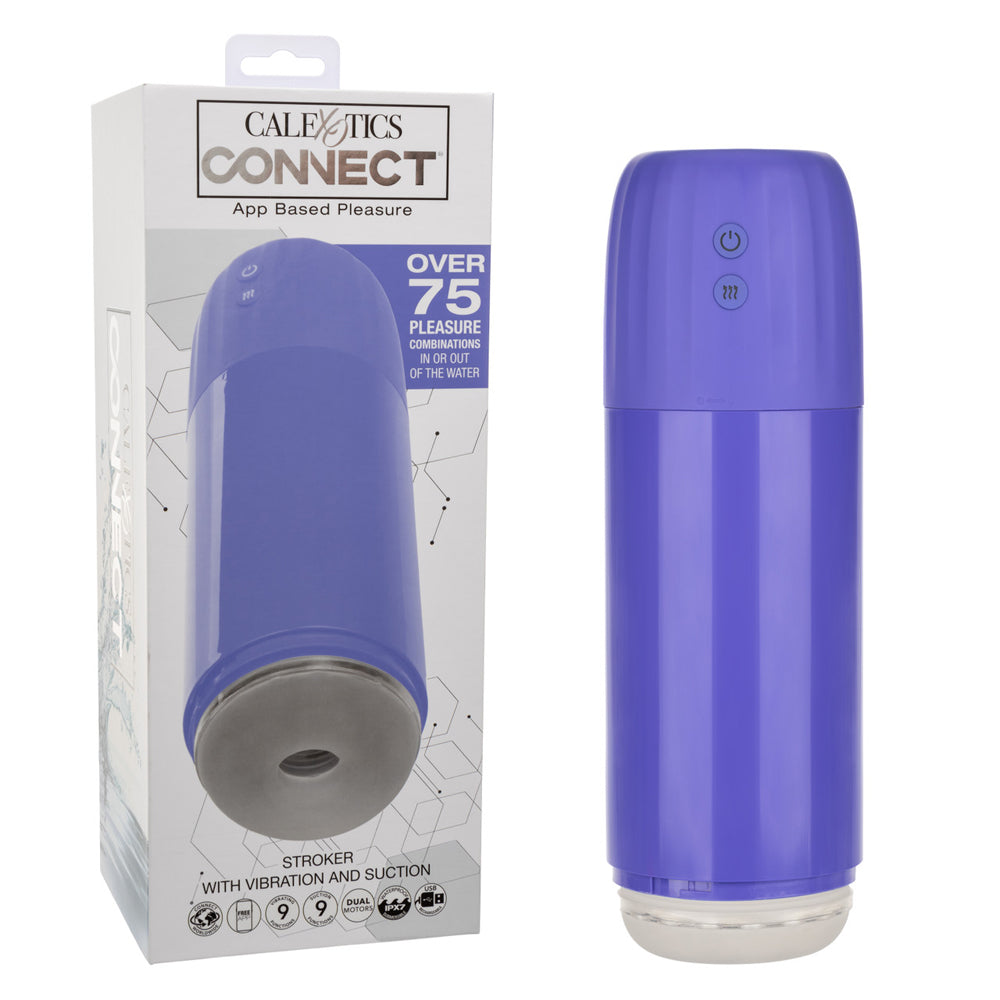 Calexotics Connect Stroker With Vibration And Suction