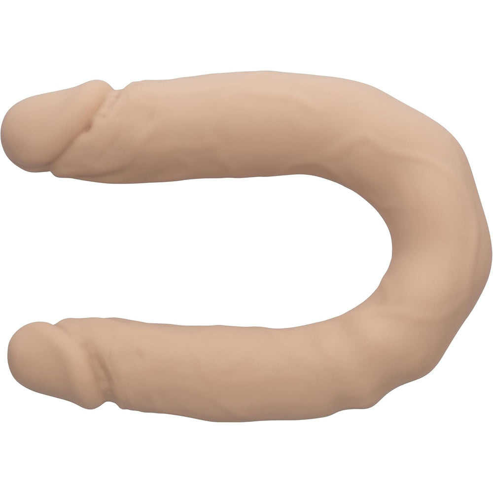 Silicone Studs Bend And Hold Dual Dong 16" Ivory