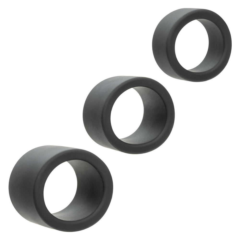 Alpha Liquid Silicone 3 Ring Stamina Set