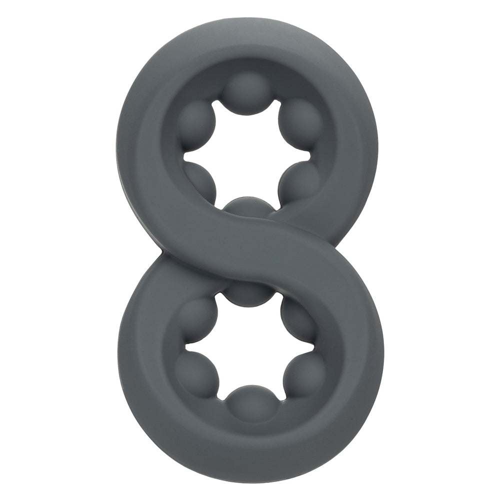 Alpha Liquid Silicone Beaded Crazy-8 Ring