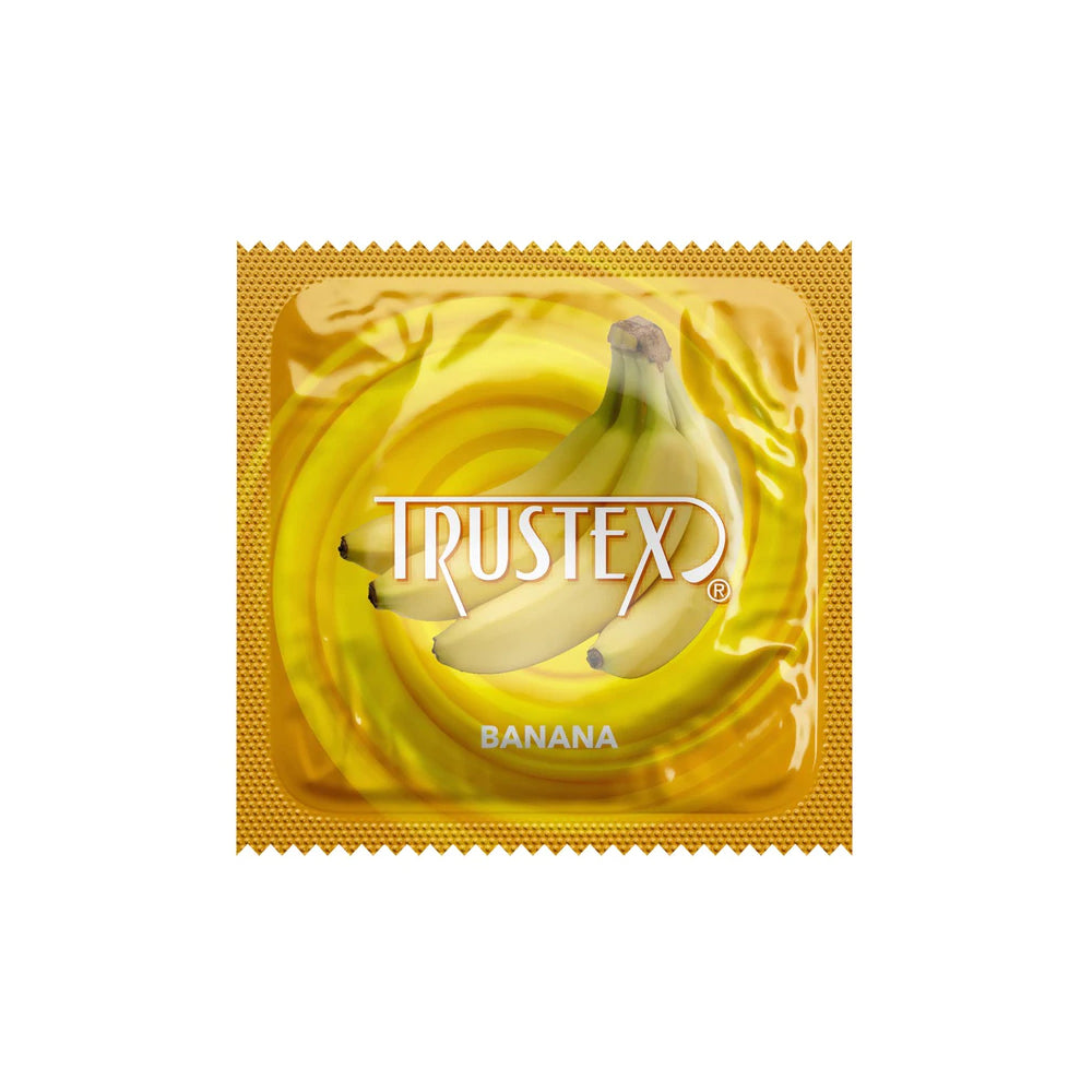 Trustex Banana Flavored Condoms 3 Pack