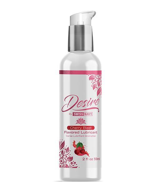 Swiss Navy Desire Cherry Blast Flavored Lubricant - 2 oz