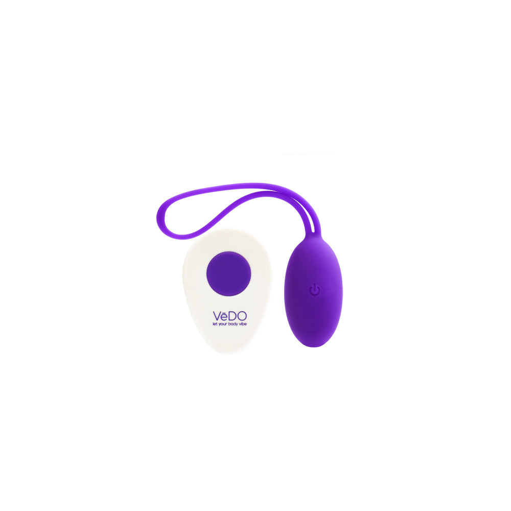 Vedo Peach Rechargeable Egg Vibe - Into You Indigo