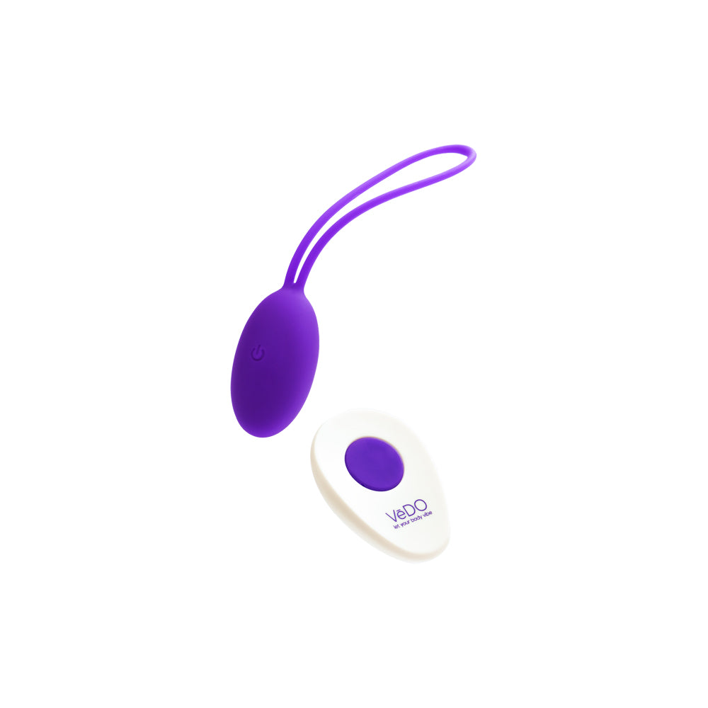 Vedo Peach Rechargeable Egg Vibe - Into You Indigo