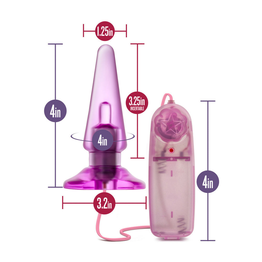 B Yours Basic Anal Pleaser Vibrating Pink