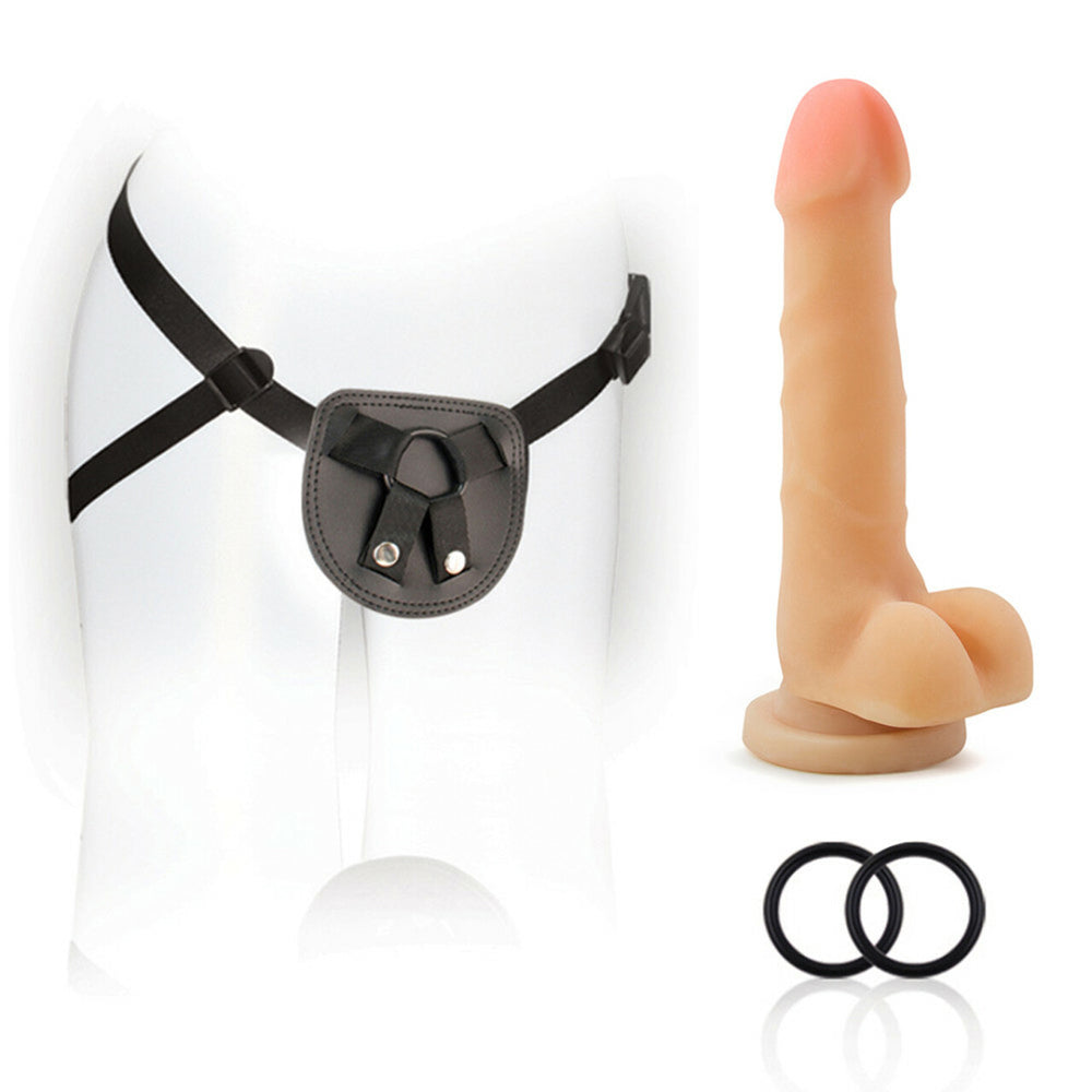 SX Harness For You Harness Kit With 7" Cock Black