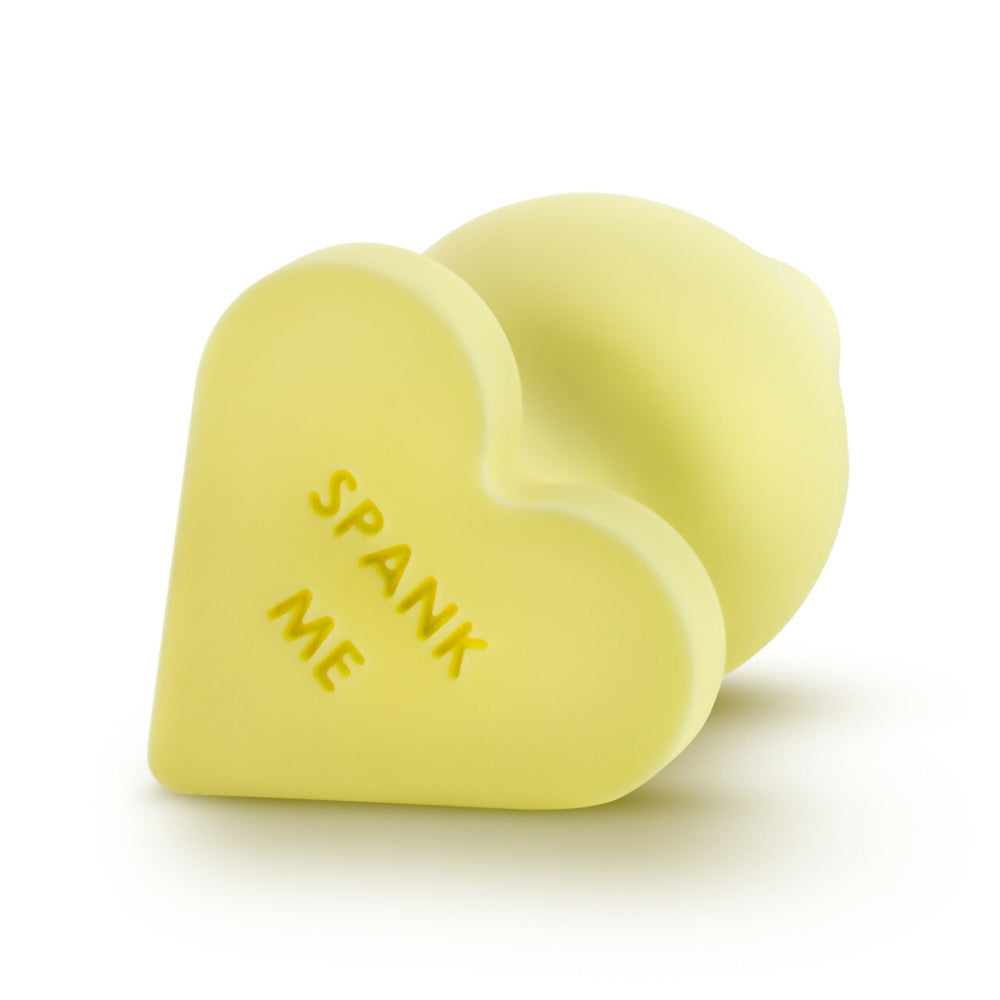Play With Me Naughty Candy Heart Spank Me Yellow