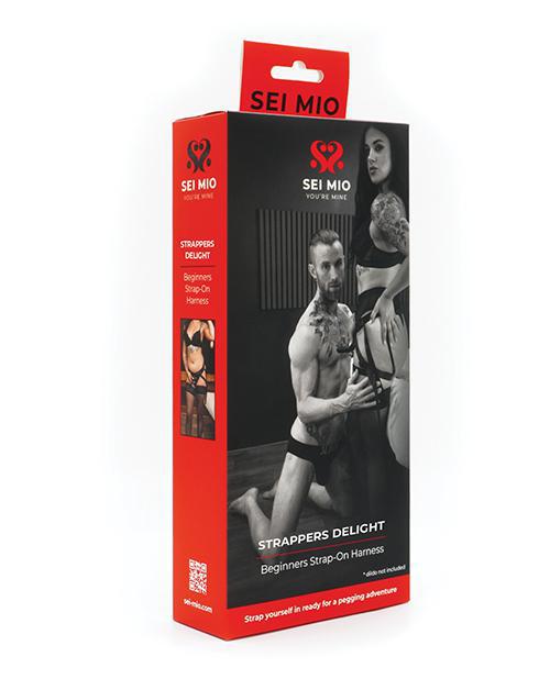 Sei Mio Strappers Delight Beginners Strap-On Harness - Black