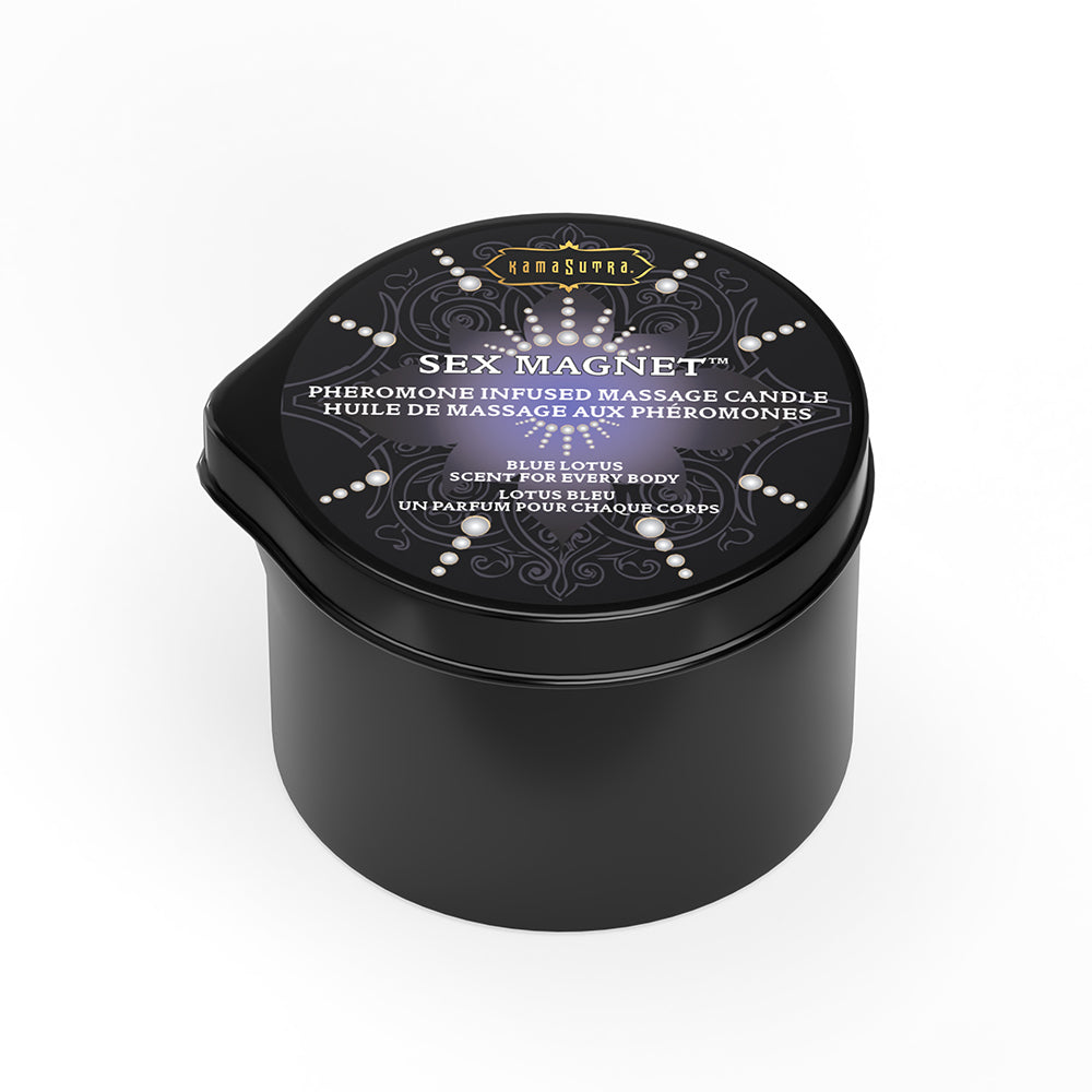 Kama Sutra Sex Magnet Massage Candle with Pour Spout 2 oz.