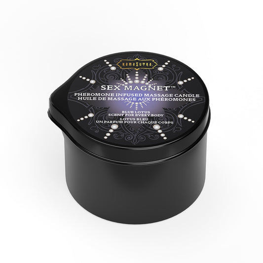 Kama Sutra Sex Magnet Massage Candle with Pour Spout 2 oz.
