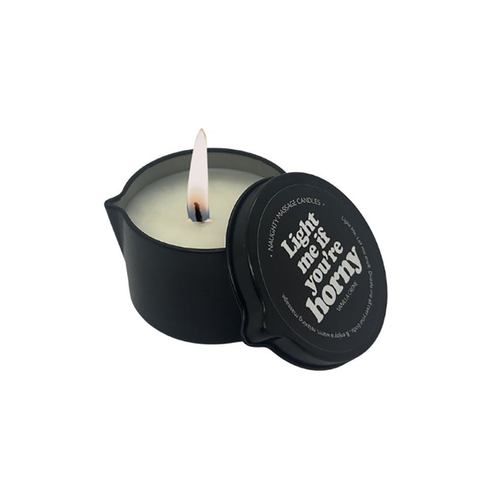 Kama Sutra Naughty Notes Massage Candle 2 oz. Tin