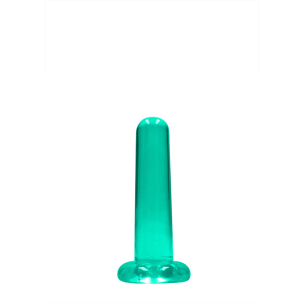 Non Realistic Dildo With Suction Cup 5.3" Turquoise