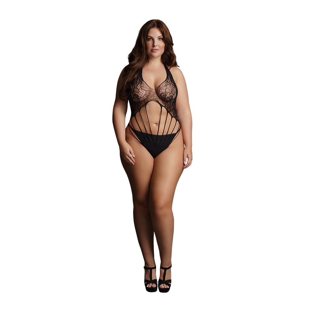 Le Desir Strappy Lace Teddy Queen Size