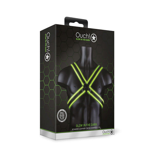 Ouch! Cross Harness Glow In The Dark