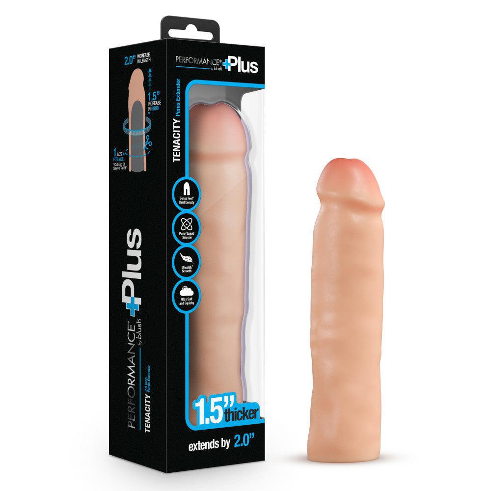 Performance Plus 2" Silicone Penis Xtender Beige