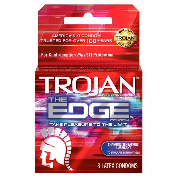 Trojan The Edge 3Pk