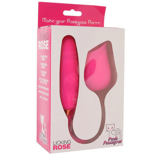 PINK PUSSYCAT VIBRATING LICKING ROSE