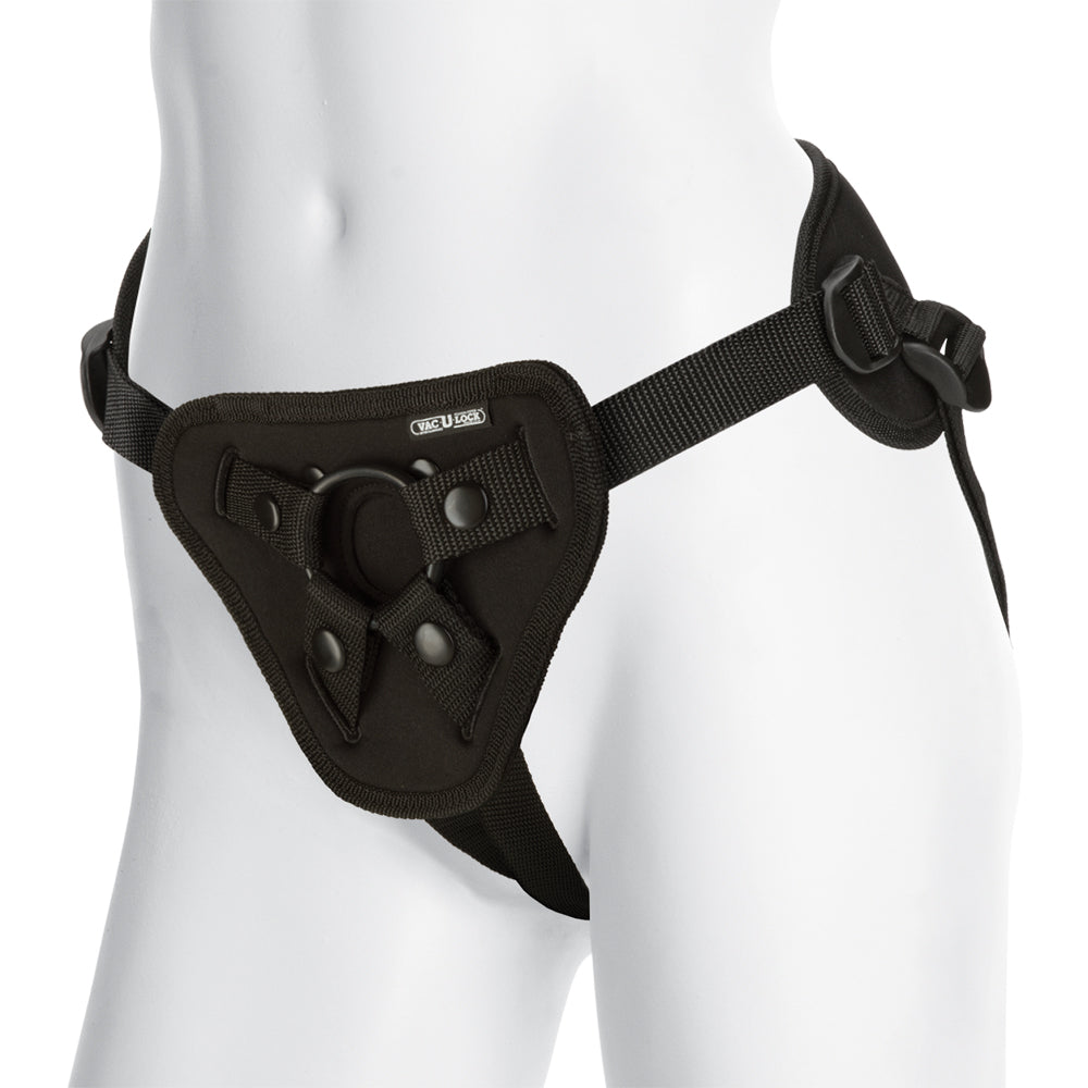 Vac-U-Lock Platinum - Corset Harness - With Plug Black