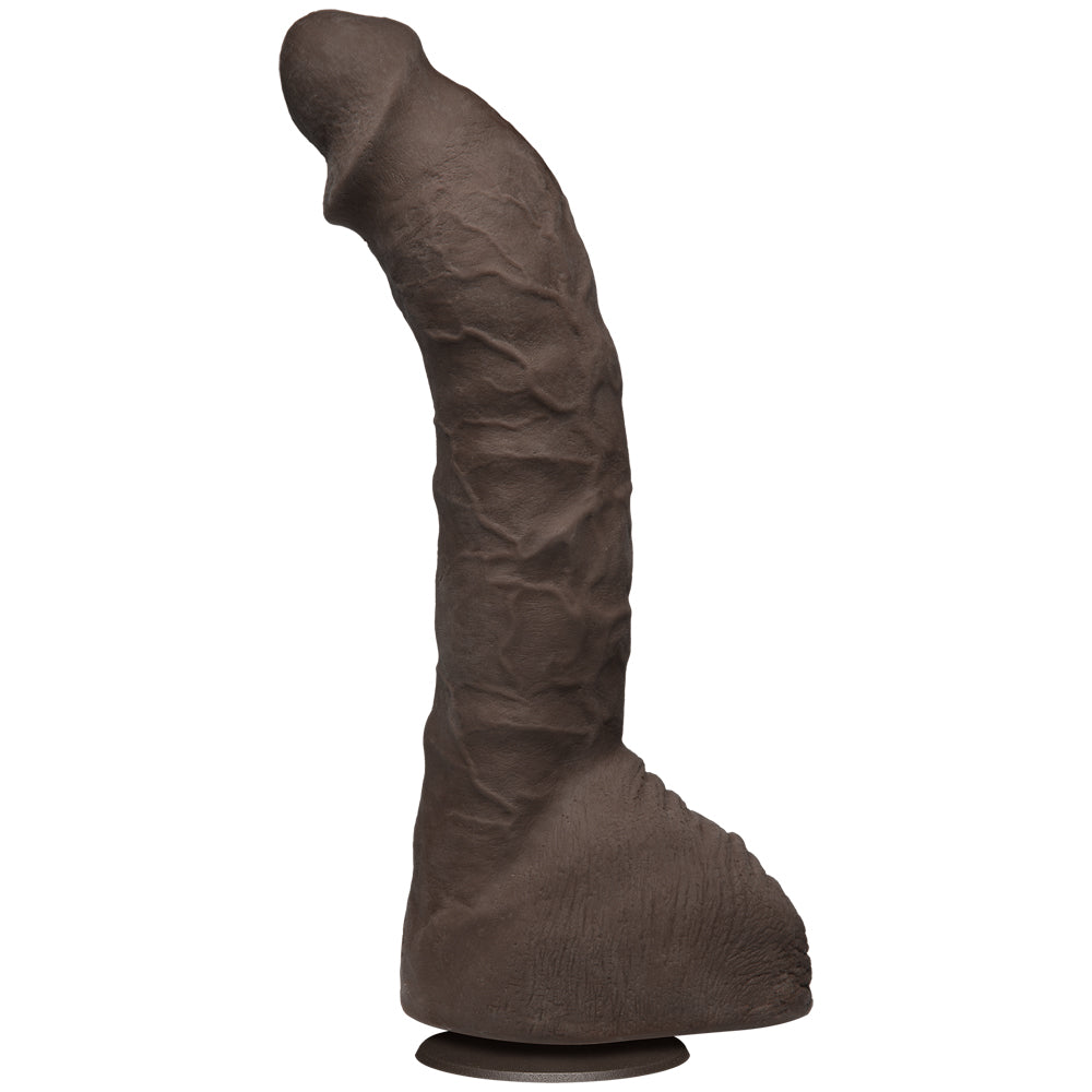 Signature Cocks Prince Yahshua Ultraskyn 10.5" Cock With Removable Vac-U-Lock Suction Cup Chocolate