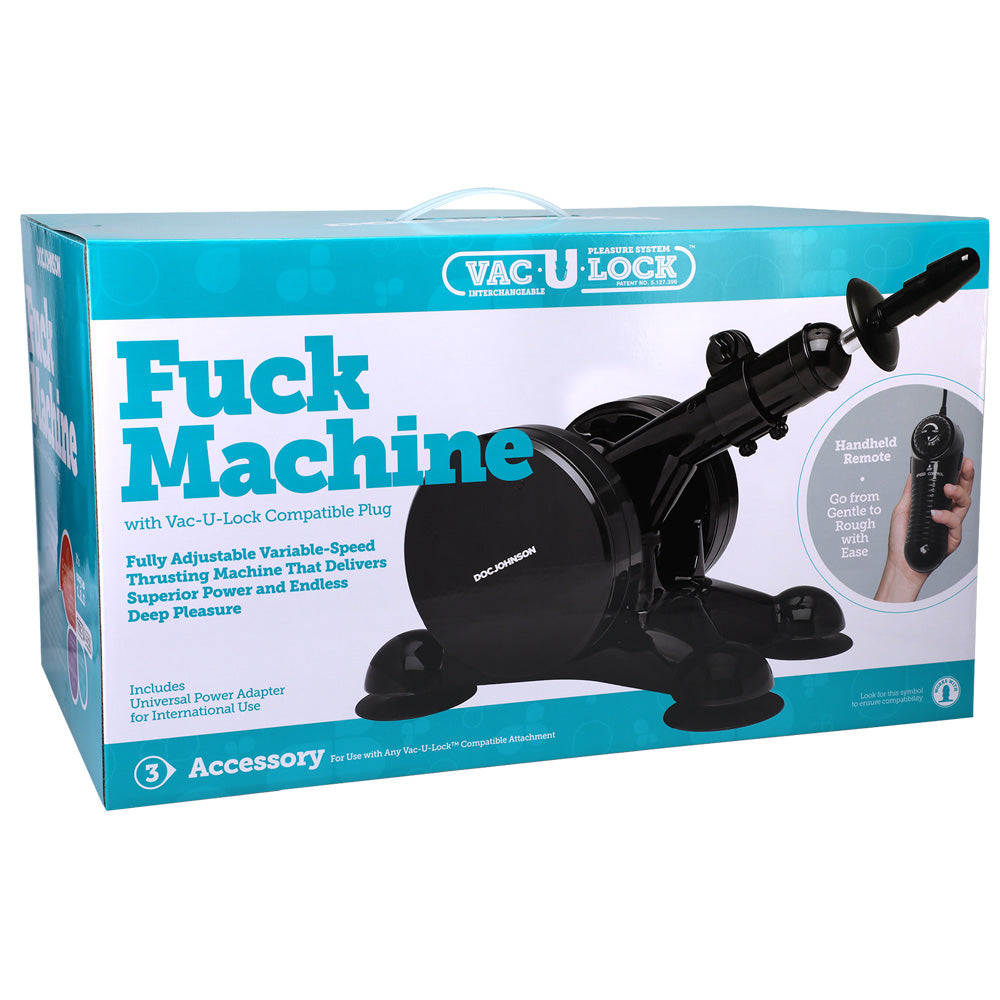Vac-U-Lock Fuck Machine Black