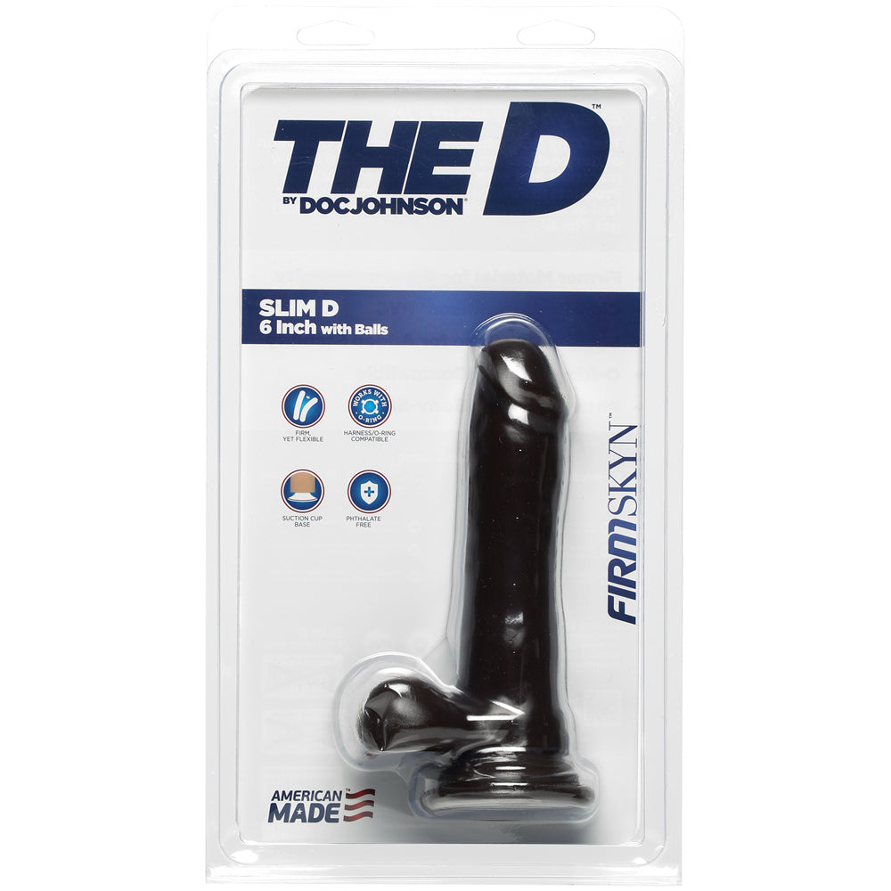 The D Slim D 6" With Balls Firmskyn