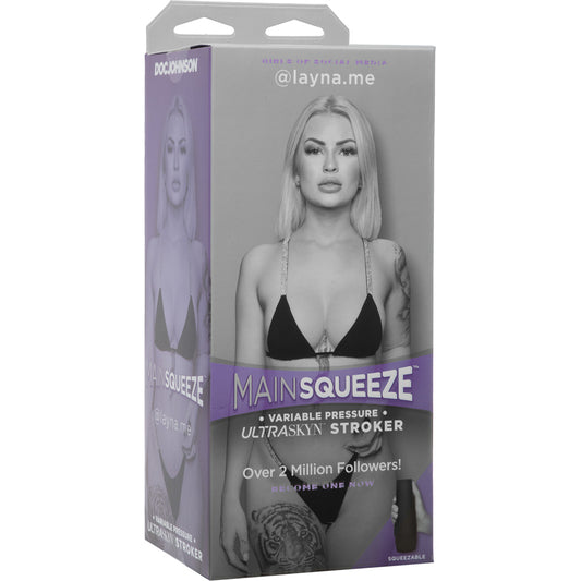 Main Squeeze Girls Of Social Media @Layna.Me Ultraskyn Stroker Pussy Vanilla