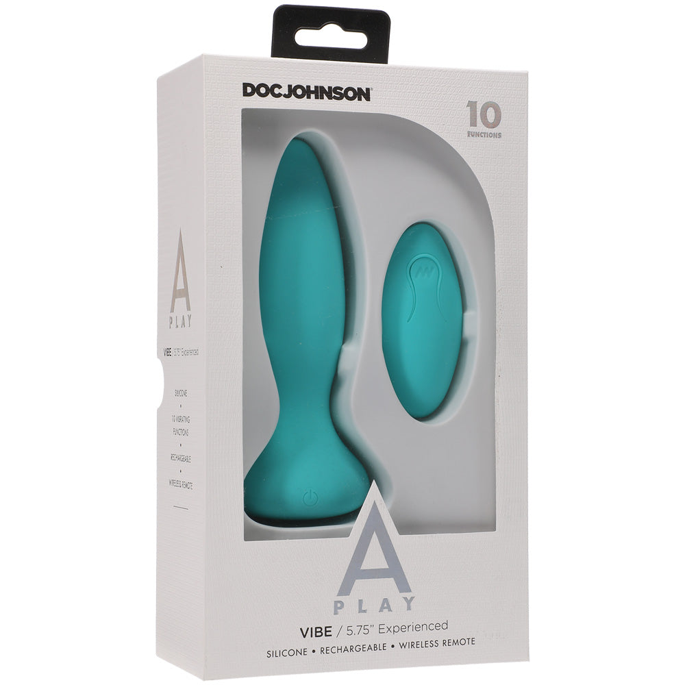 A-Play Vibe Experienced Rechargeable Silicone Anal Plug With Remote