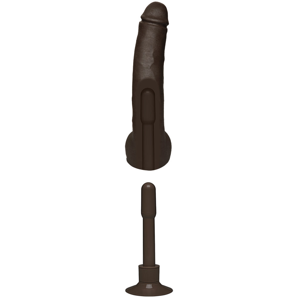 Signature Cocks Safaree Ultraskyn Vibrating Chocolate