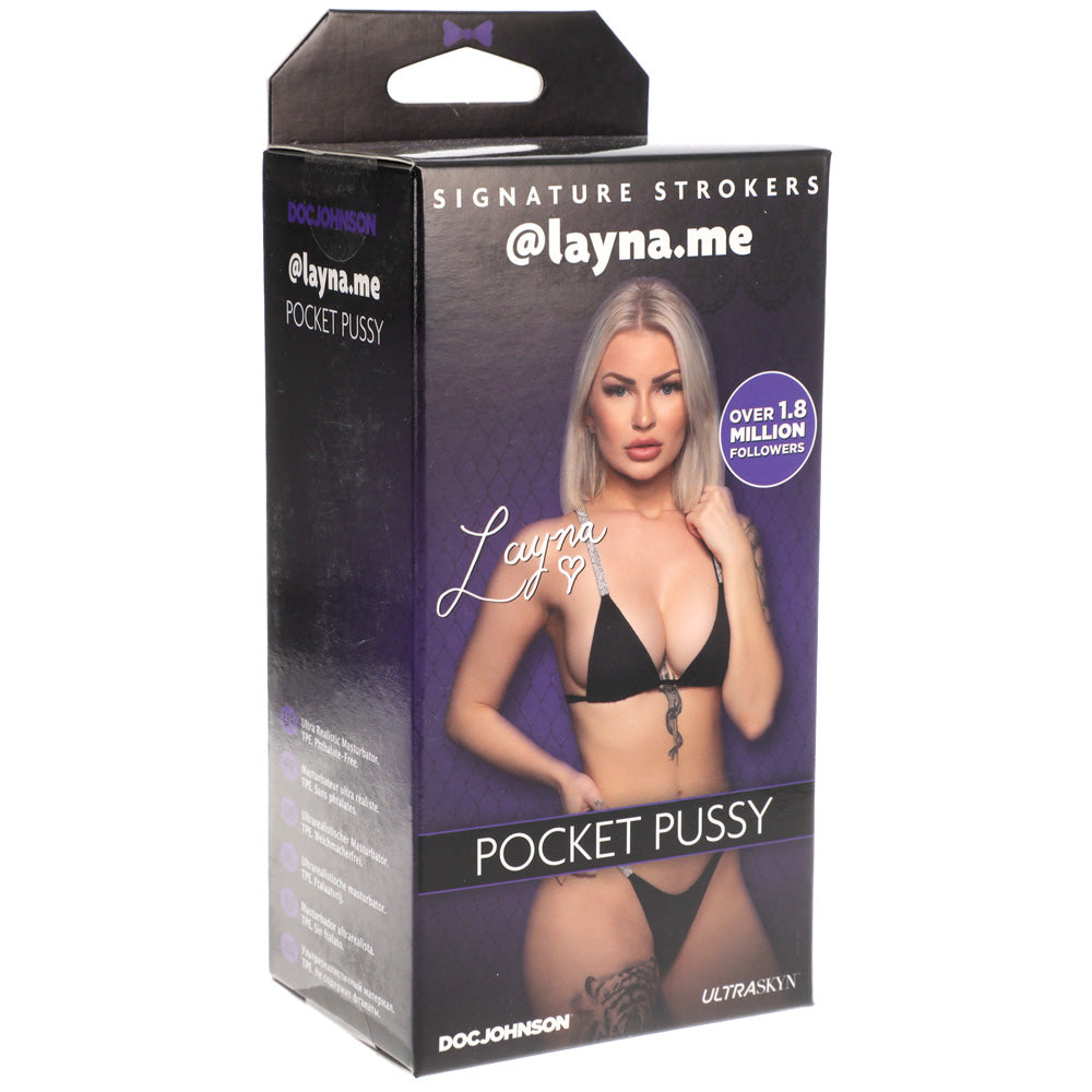 Signature Strokers Girls Of Social Media @Layna.Me Ultraskyn Pocket Pussy