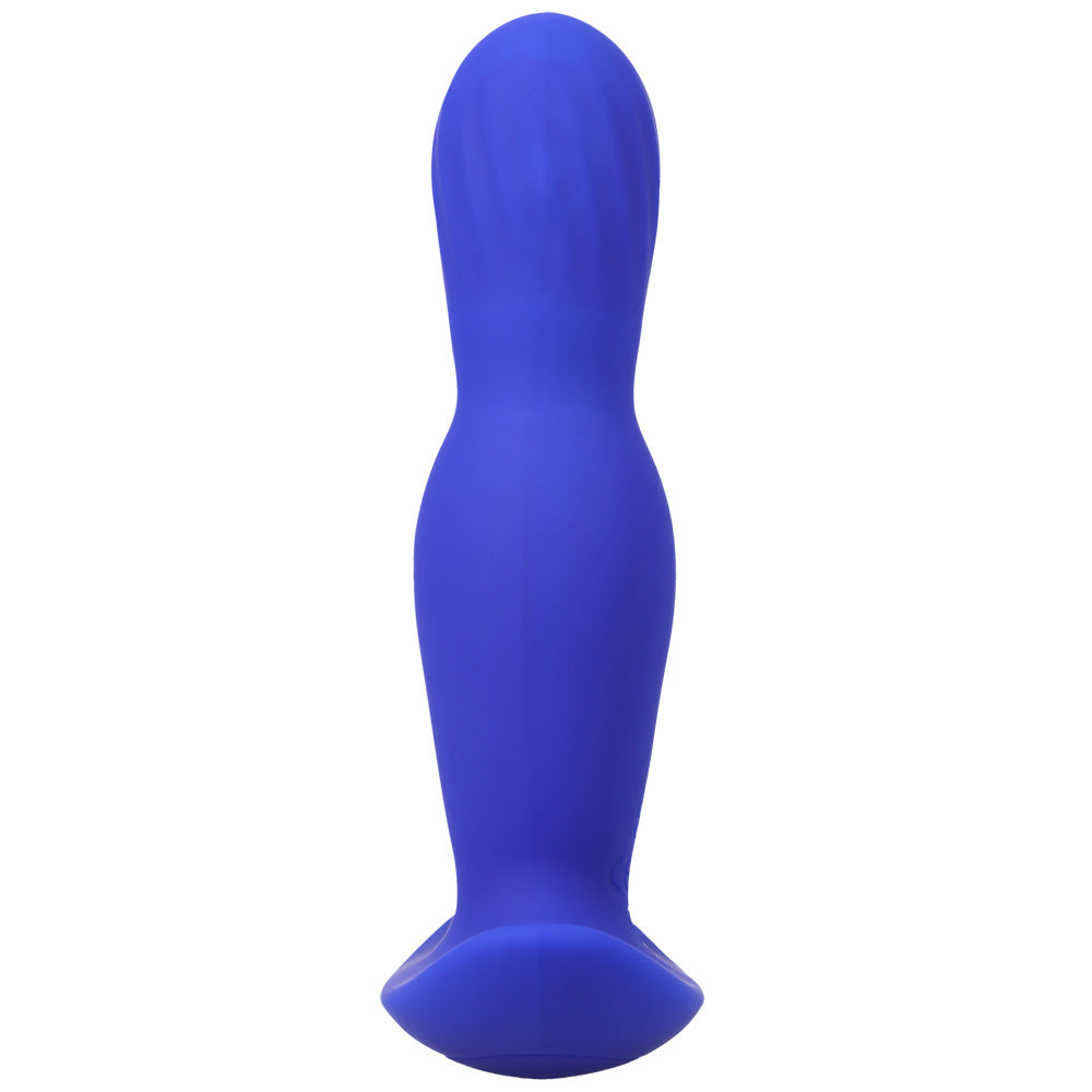 A-Play Expander Rechargeable Silicone Anal Plug With Remote Royal Blue