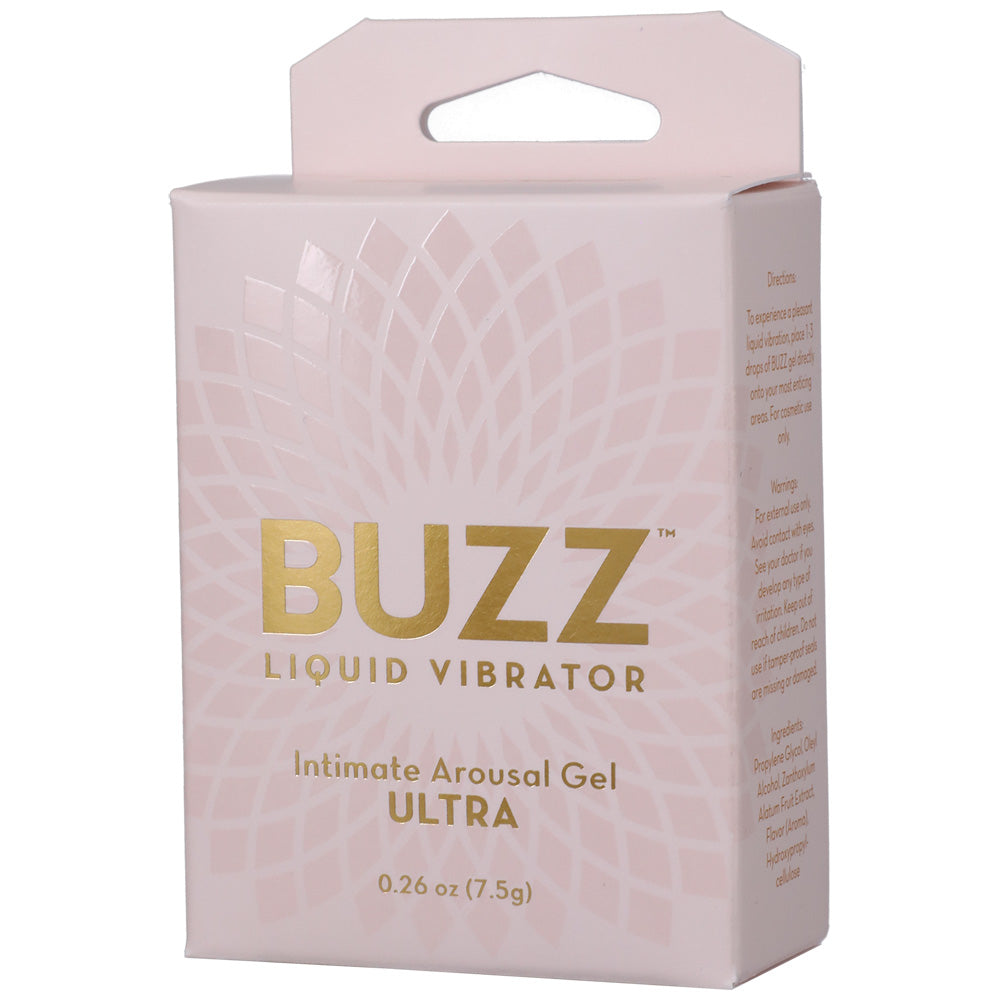 Buzz Ultra Liquid Vibrator Intimate Arousal Gel 0.26 oz.