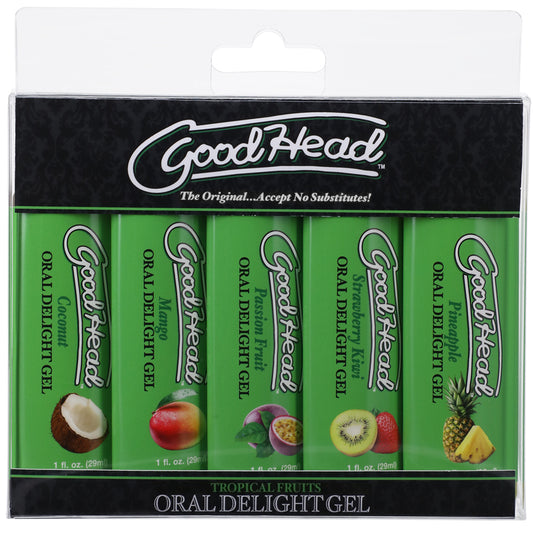 Goodhead Oral Delight Gel Tropical Fruits 5Pk 1 oz.
