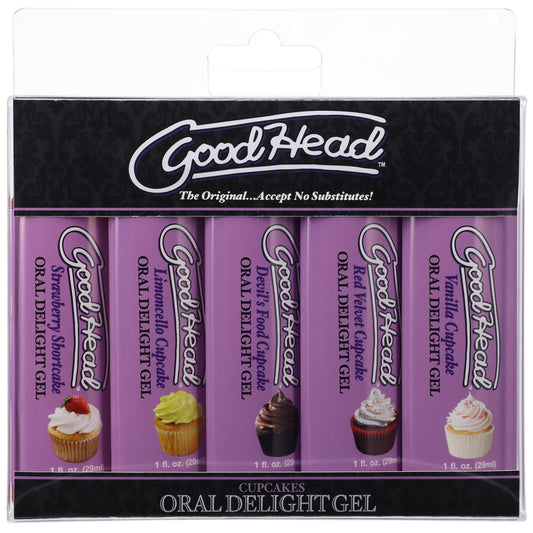 Goodhead Oral Delight Gel Cupcakes 5Pk 1 oz.