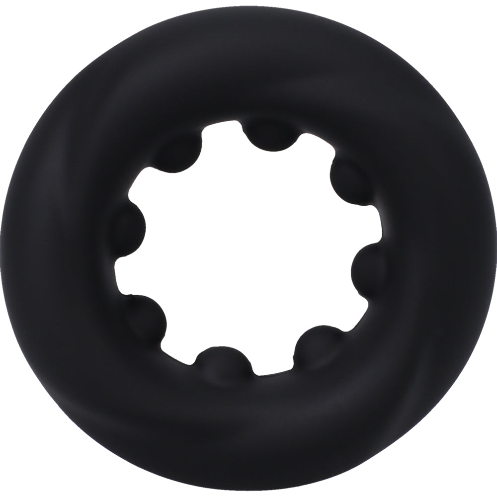 Rock Solid The Twist Silicone C-Ring Black