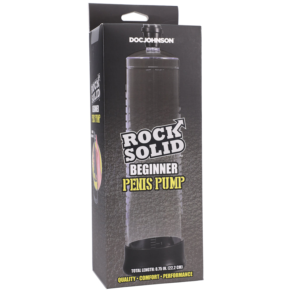 Rock Solid Beginner Penis Pump Black/Clear