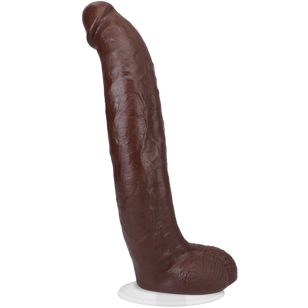 Signature Cocks Brickzilla 13" Ultraskyn Cock With Removable Vac-U-Lock Suction Cup Chocolate