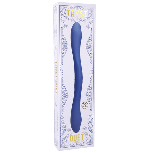 Tryst Duet Double Ended Vibrator With Wireless Remote Periwinkle