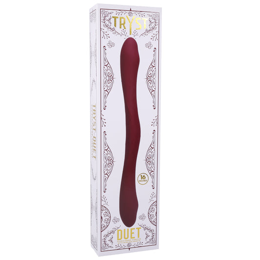 Tryst Duet Double Ended Vibrator With Wireless Remote Berry