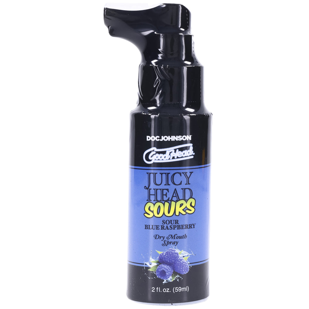 Goodhead Juicy Head Dry Mouth Spray Sour Blue Raspberry 2 oz.
