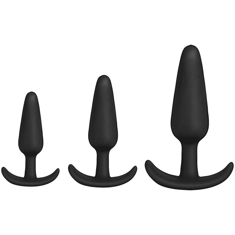 Merci Tush Trainer 3 Piece Silicone Set Black