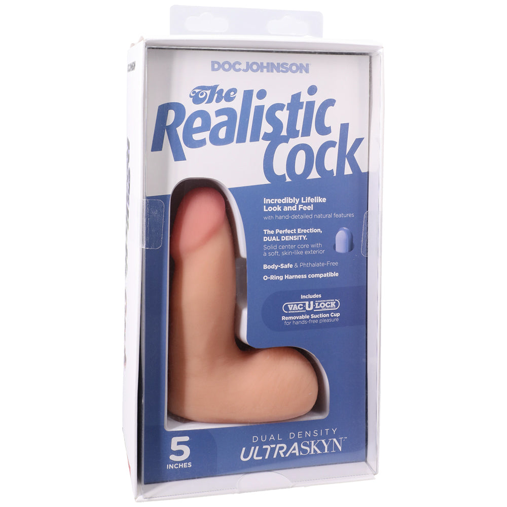 The Realistic Cock Ultraskyn 5" With Balls