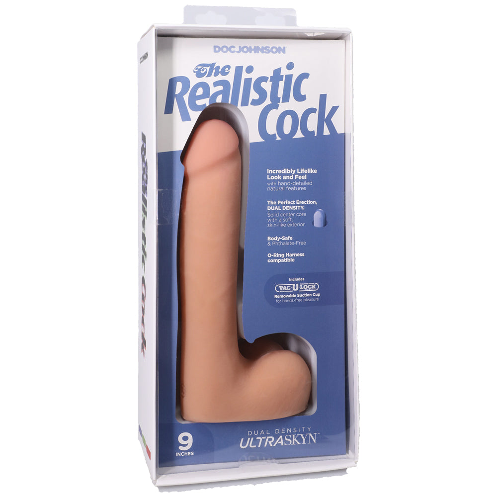 The Realistic Cock Ultraskyn 9" With Balls