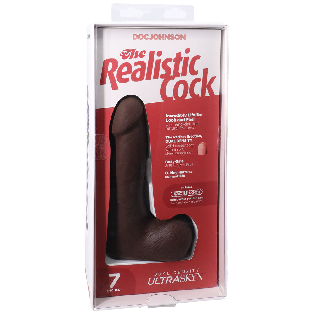 The Realistic Cock Ultraskyn 7" With Balls