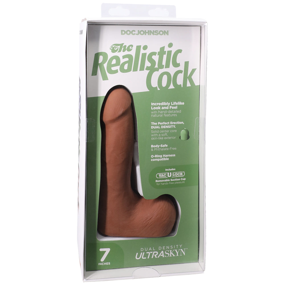 The Realistic Cock Ultraskyn 7" With Balls