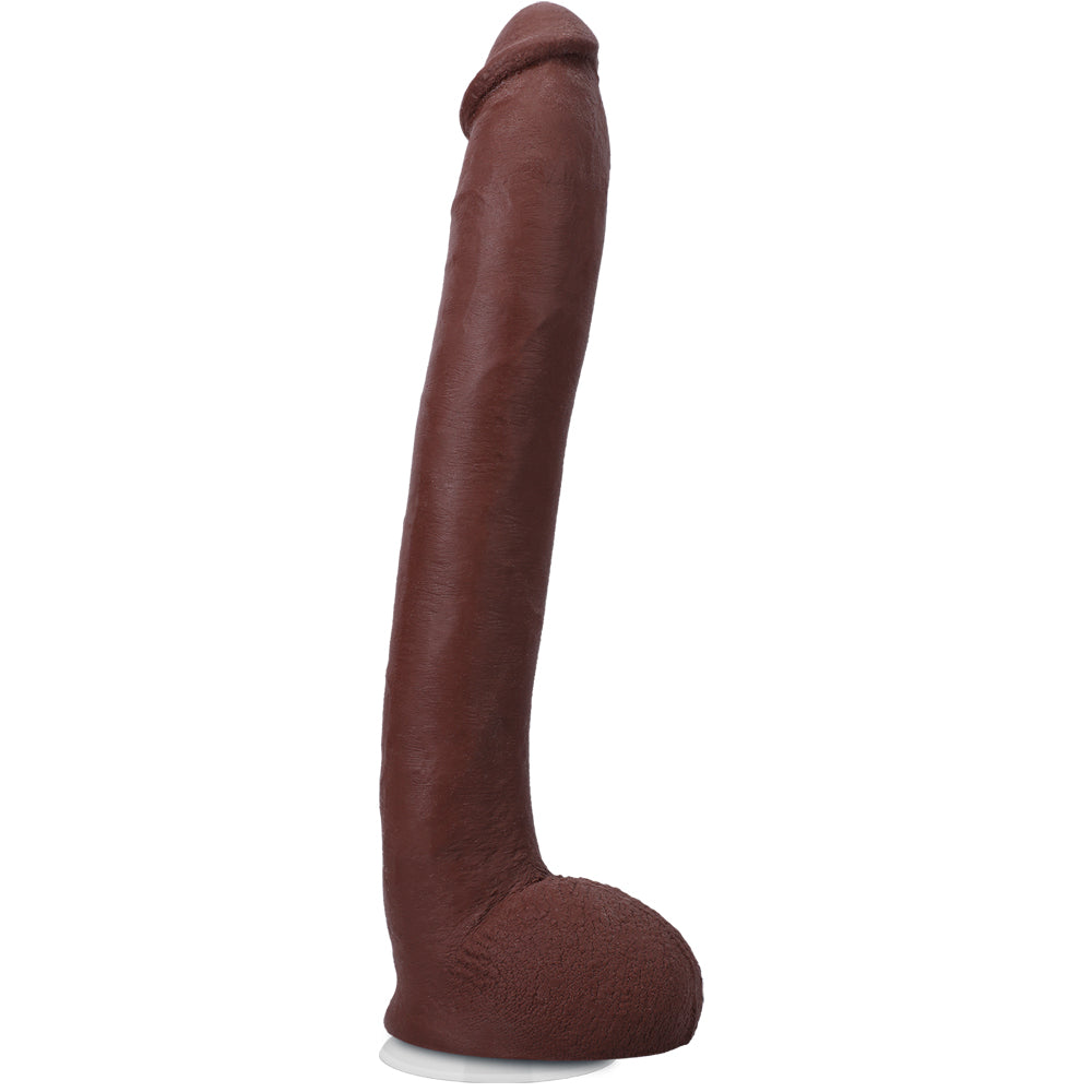 Signature Cocks Hollywood Cash 11" Ultraskyn Cock With Removable Vac-U-Lock Suction Cup Chocolat