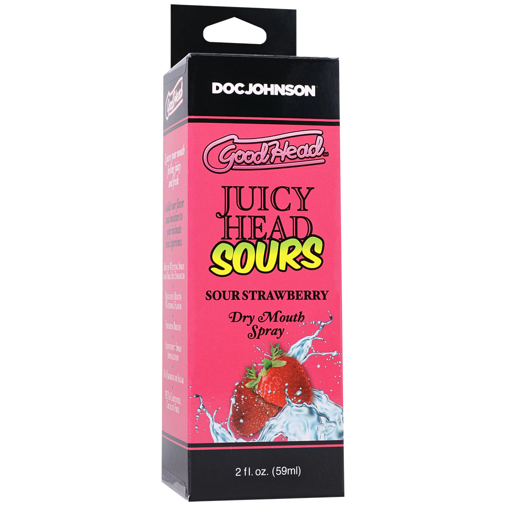 Goodhead Juicy Head Dry Mouth Spray Sour Strawberry 2 oz.
