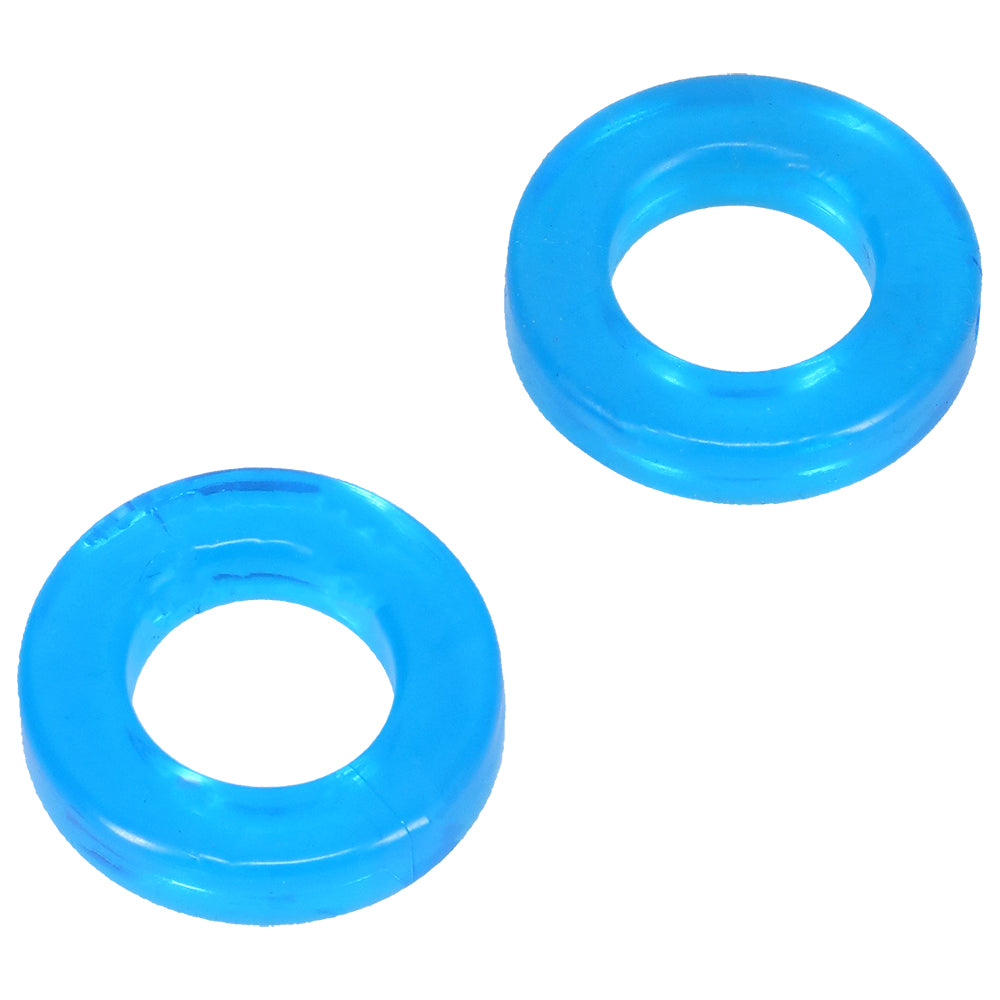 Rock Solid Double Pack Cock Rings Blue