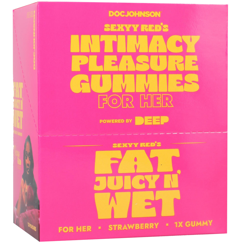 Sexyy Red Hers Sexual Stimulation Gummies Fat Juicy N' Wet 12Ct Strawberry