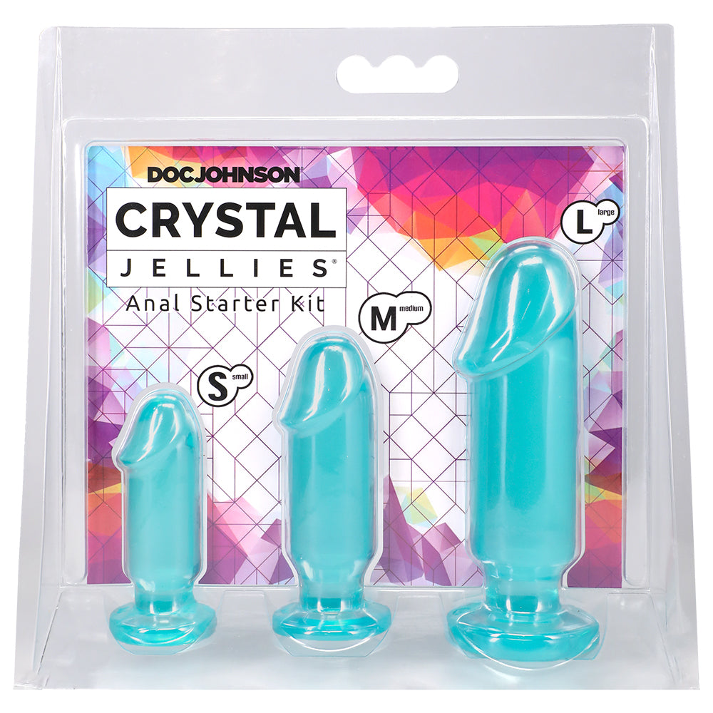 Crystal Jellies Anal Starter Kit Teal