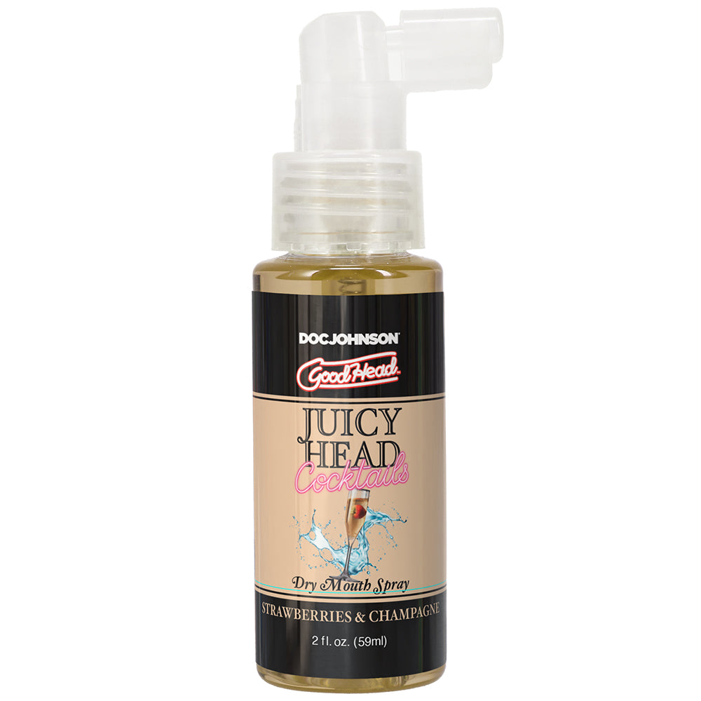 Goodhead Juicy Head Cocktails Dry Mouth Spray Strawberries & Champagne 2 oz.